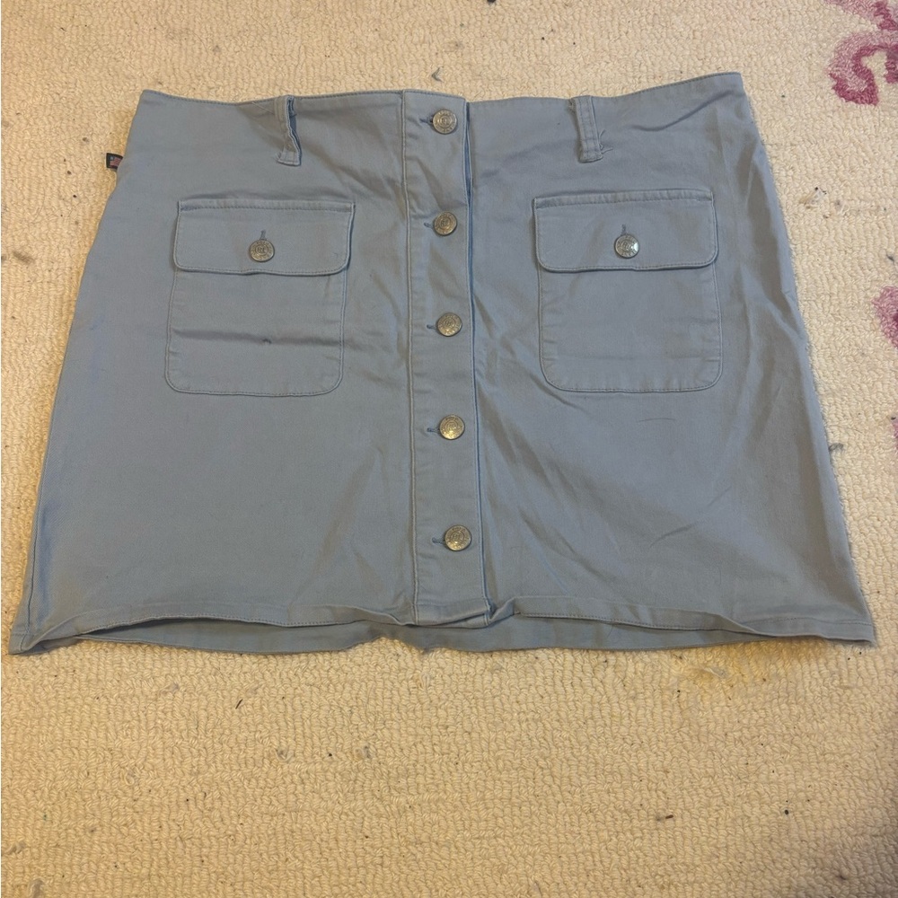 Ralph Lauren Light Blue Mini Cargo Skirt